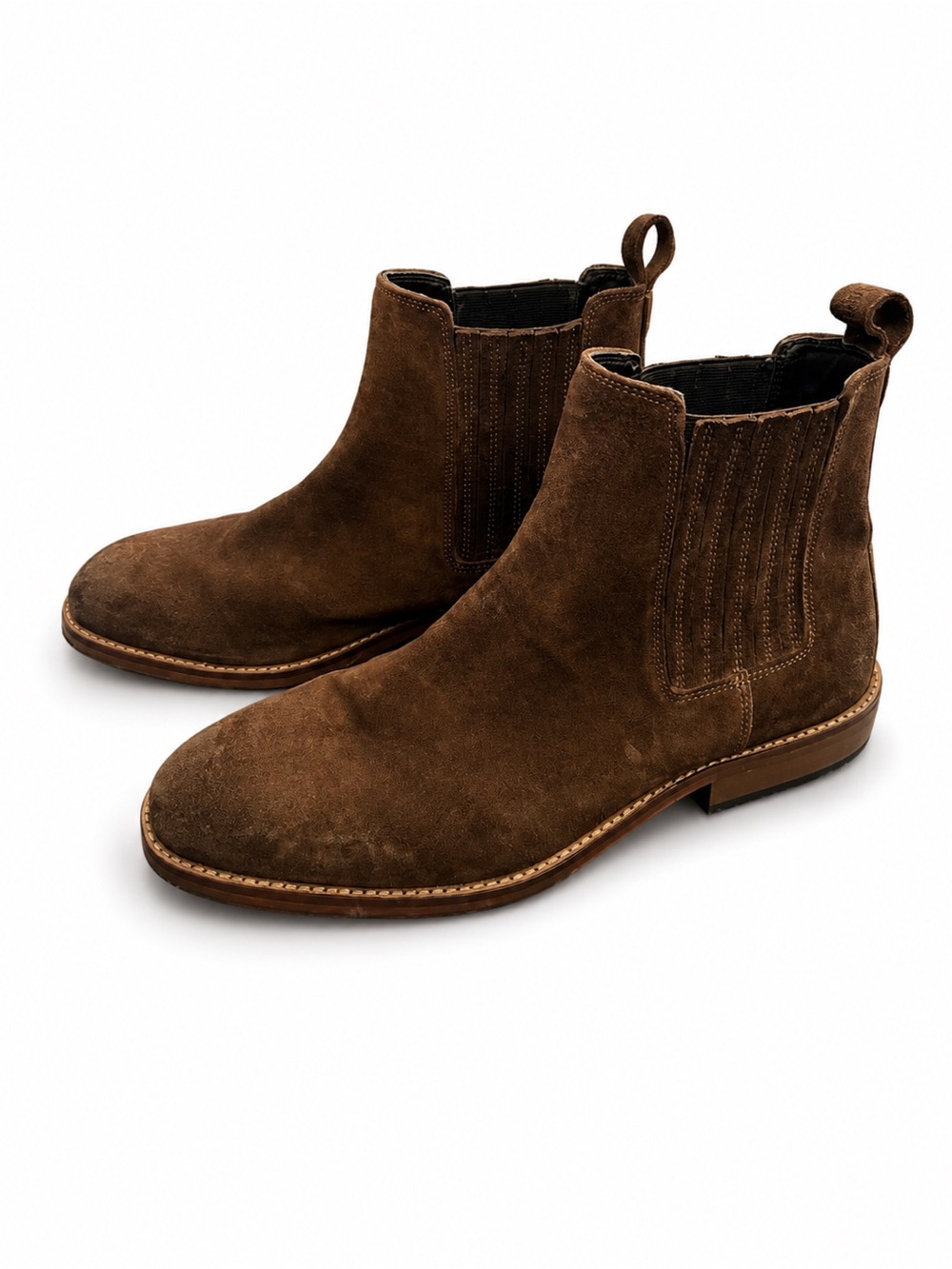 Steve Madden Brown Suede Chukka Chelsea Boots